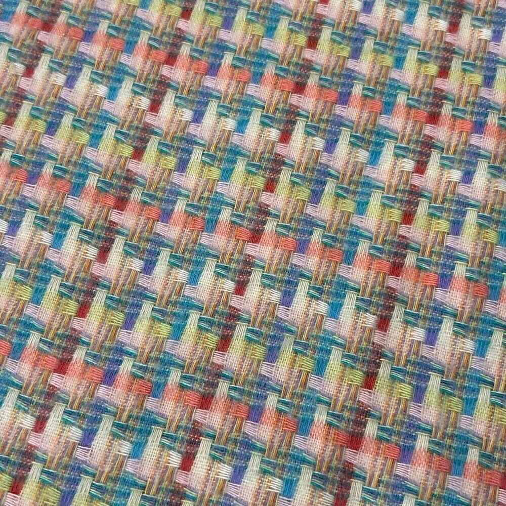 V. Fraas Cashmink Acrylic Woven Fringe Scarf Made in Getmany